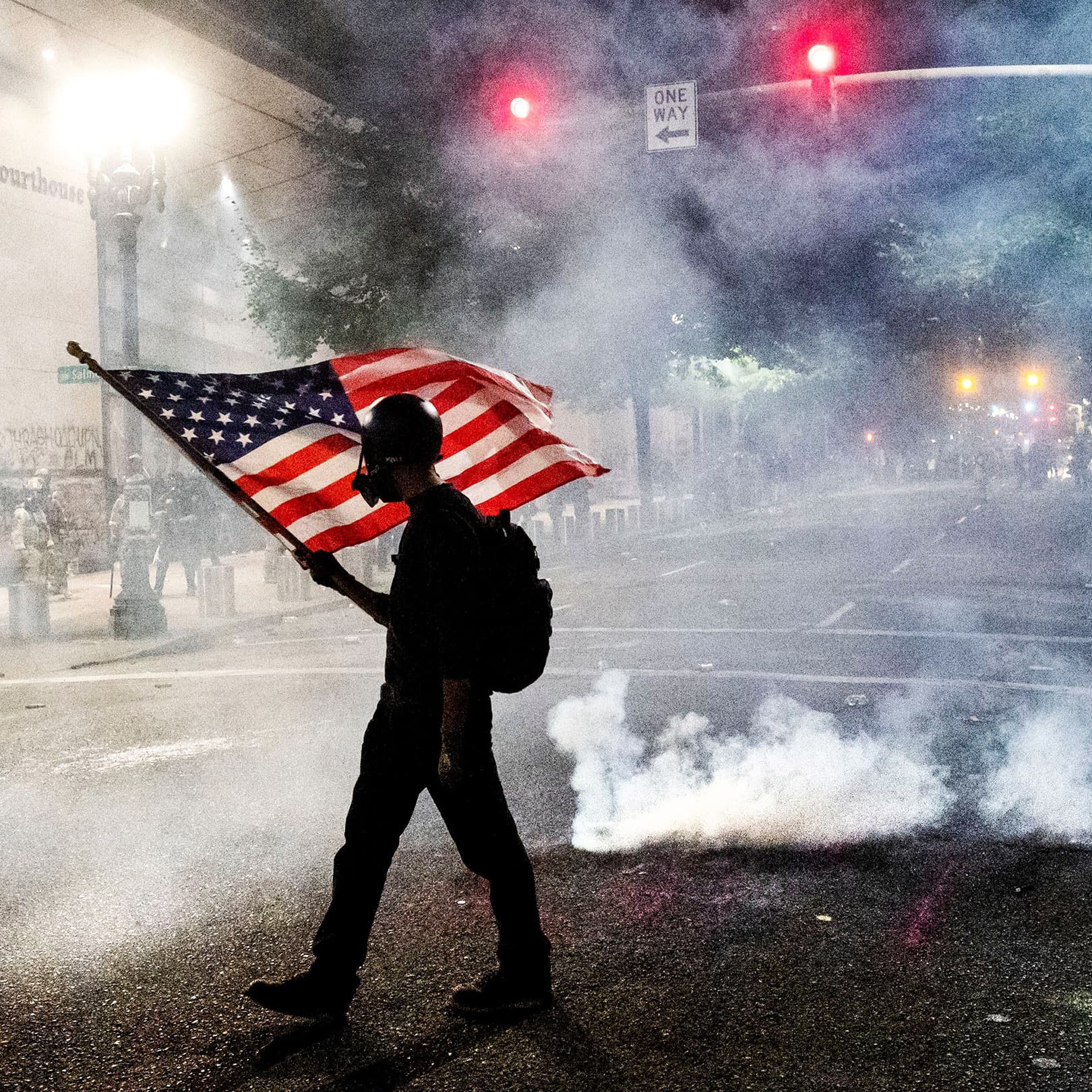 Szenen aus einem dystopischen Amerika, mit freundlicher Genehmigung von Trump