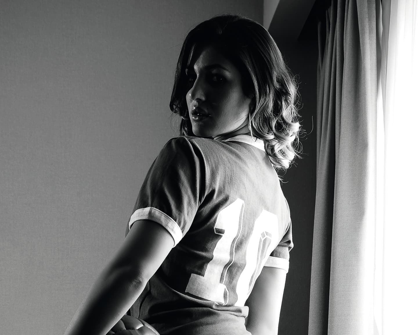 Ein wenig im Schatten verborgen, und doch sehr entspannt.