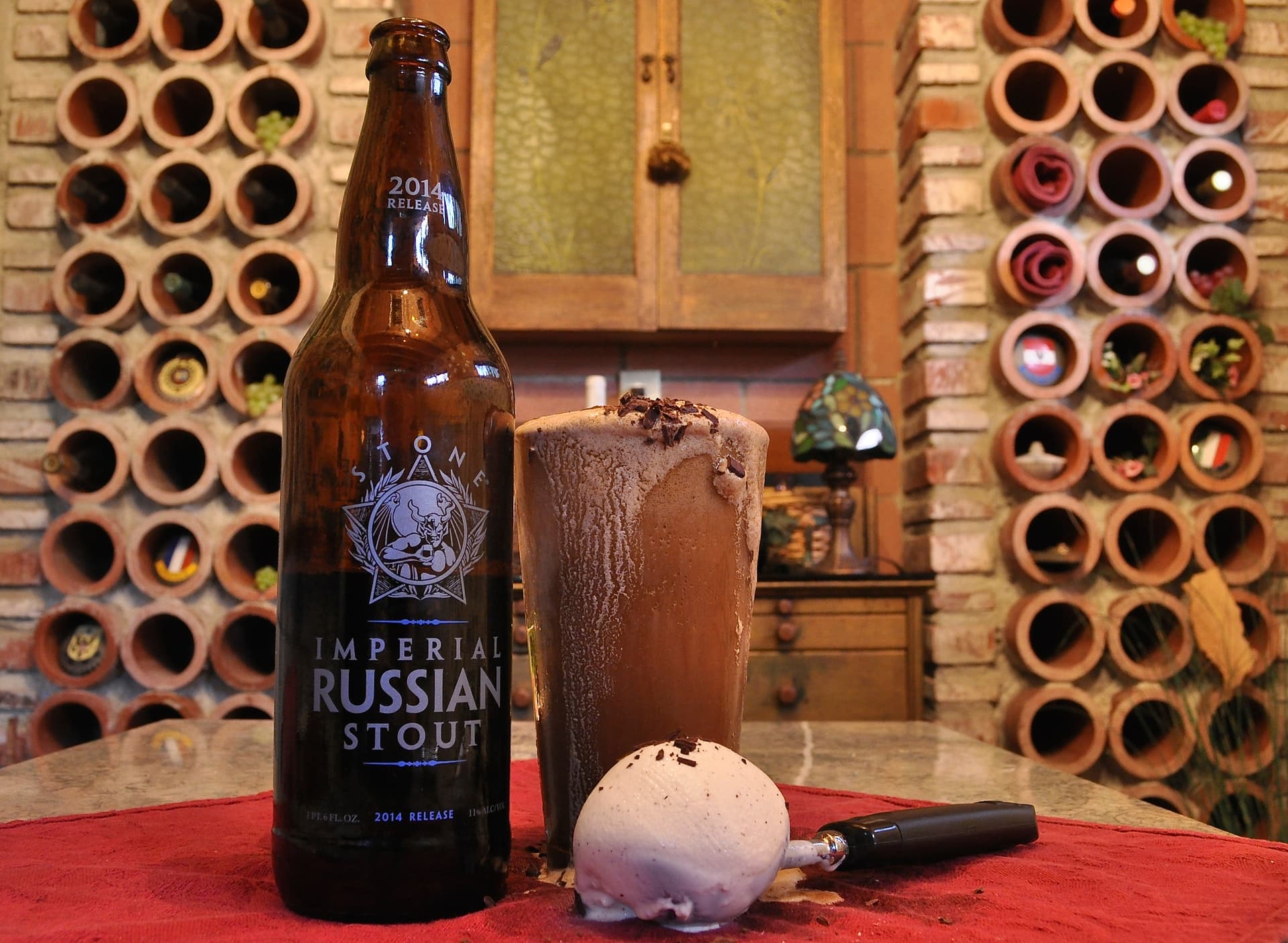 Sibirisches Stout Float: Biertrunk und Dessert in einem 