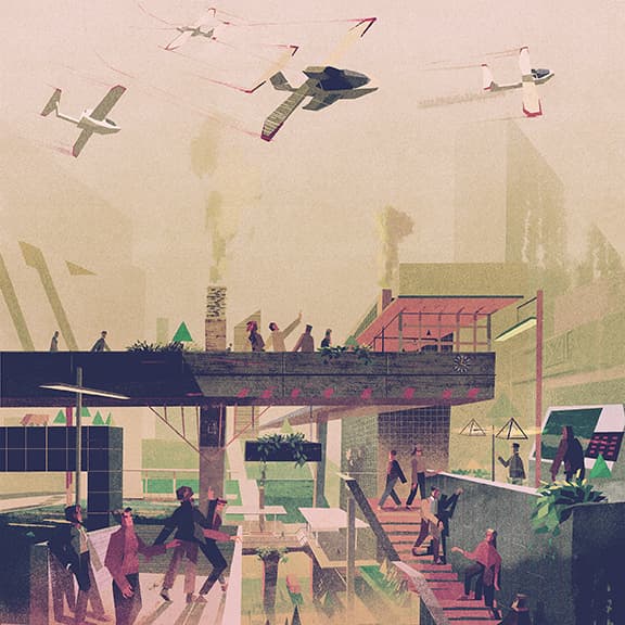 Alles an Bord des fliegenden Autos, Icon A5