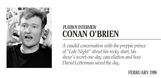 Playboy-Interview: Conan O'Brien