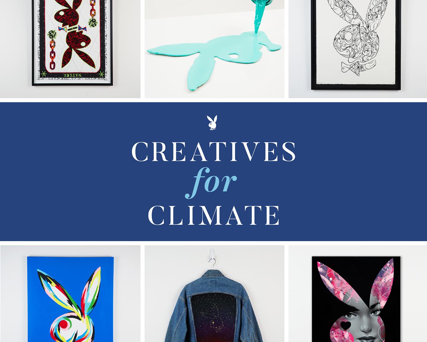 Creative for Climate, Künstler und Kreative für den Klimaschutz, das ist mega sinnvoll und wird natürlich von Playboy und dessen Verantwortungsbewusstsein unterstützt.