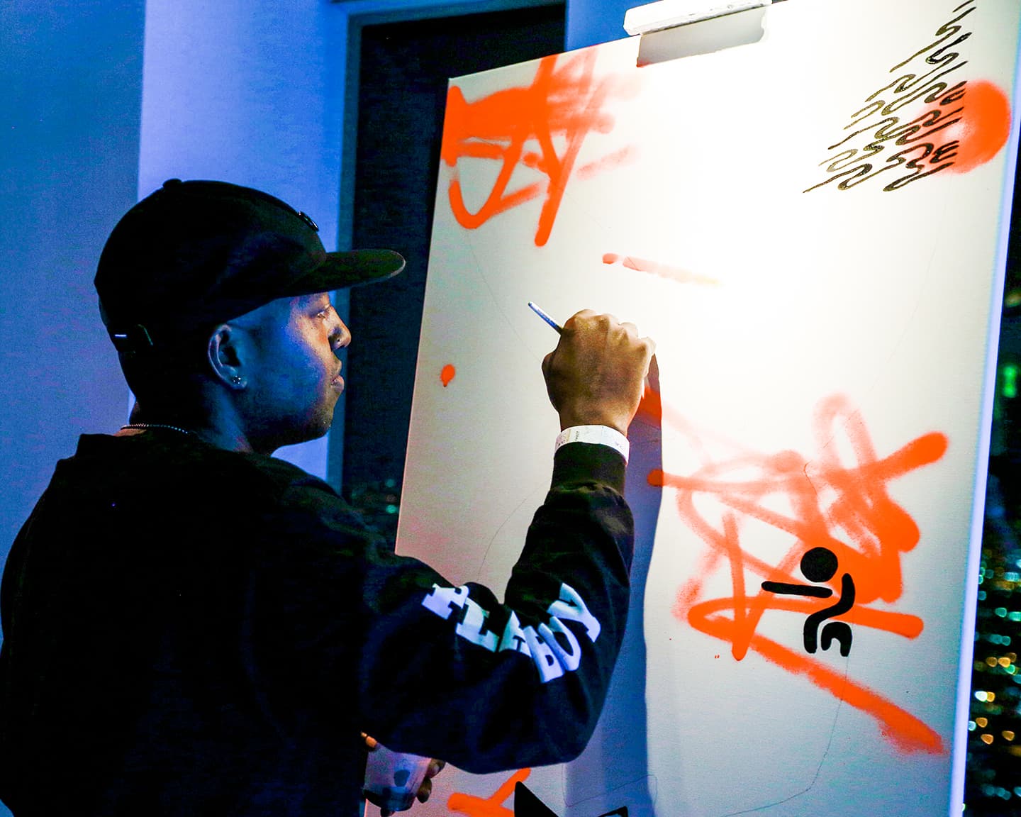 Bei Playboys "Creatives for Climate" zeigen die zahlreichen Künstler vor Ort ihr...