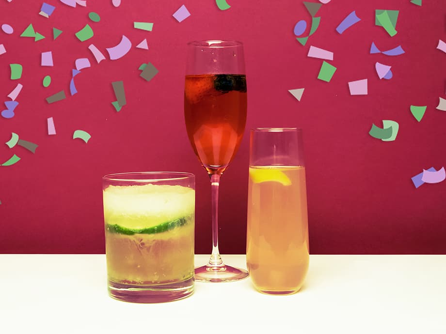 Sprudelnde Cocktail-Rezepte für 2018