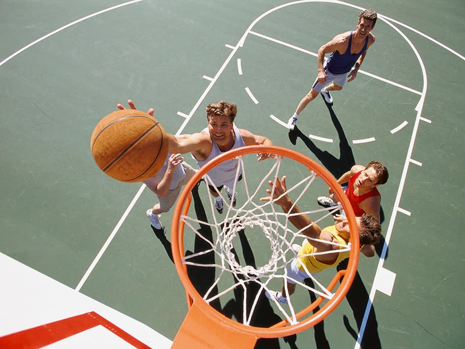 Sei nicht so ein Typ: Pickup-Basketball