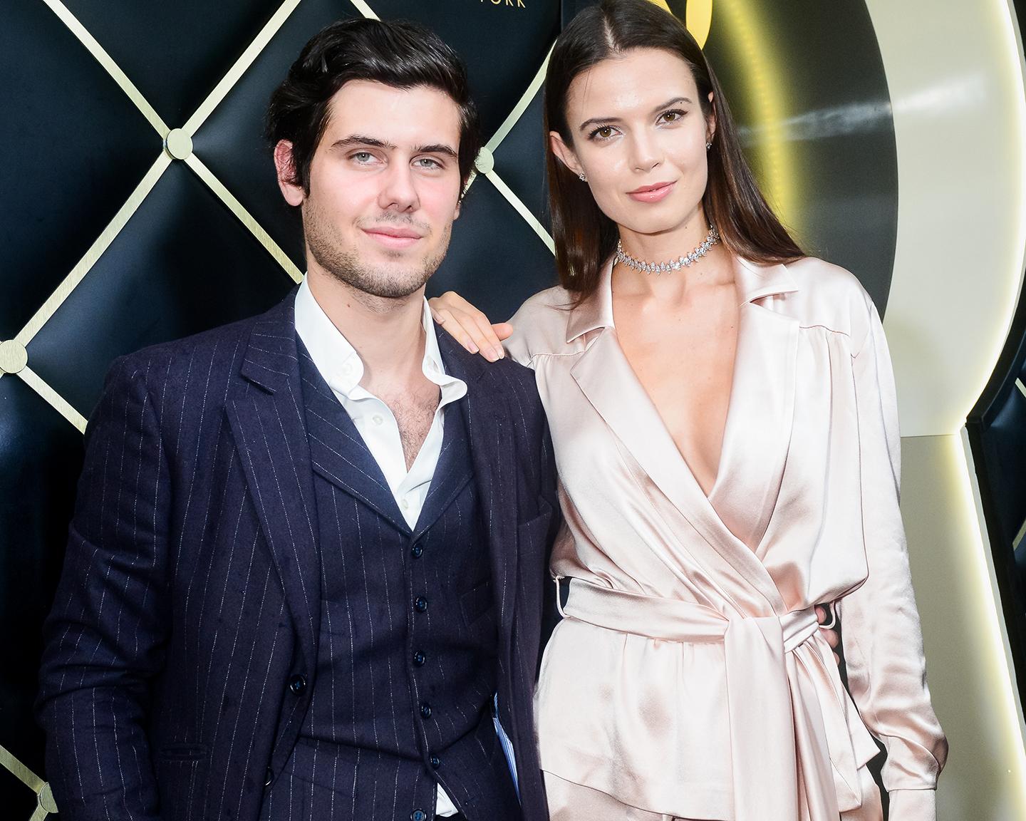 Alex Assouline & Michaela Vybohova bei der Eröffnung vom Playboy Club New York 2018