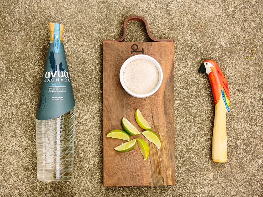 Nationalgetränk Brasiliens, die Caipirinha 