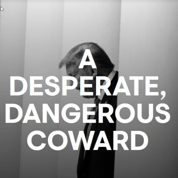 Ein verzweifelter, gefährlicher Feigling