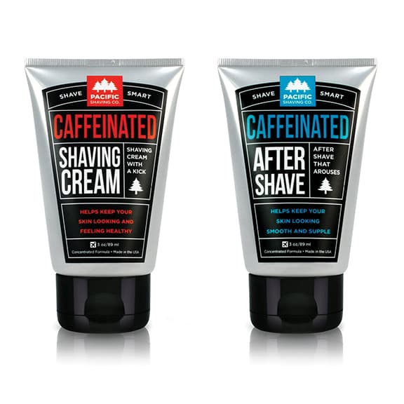 Warum ist Koffein in meiner Rasiercreme und -lotion enthalten?