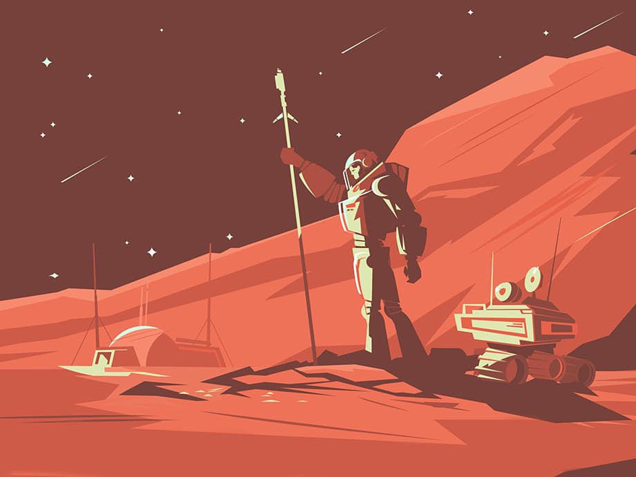 Elon Musks Plan zur Besiedlung des Mars ist im Gange