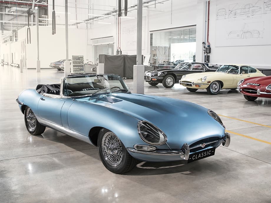 Der Jaguar E-Type Zero ist eine süße Variante des Elektrofahrzeugs