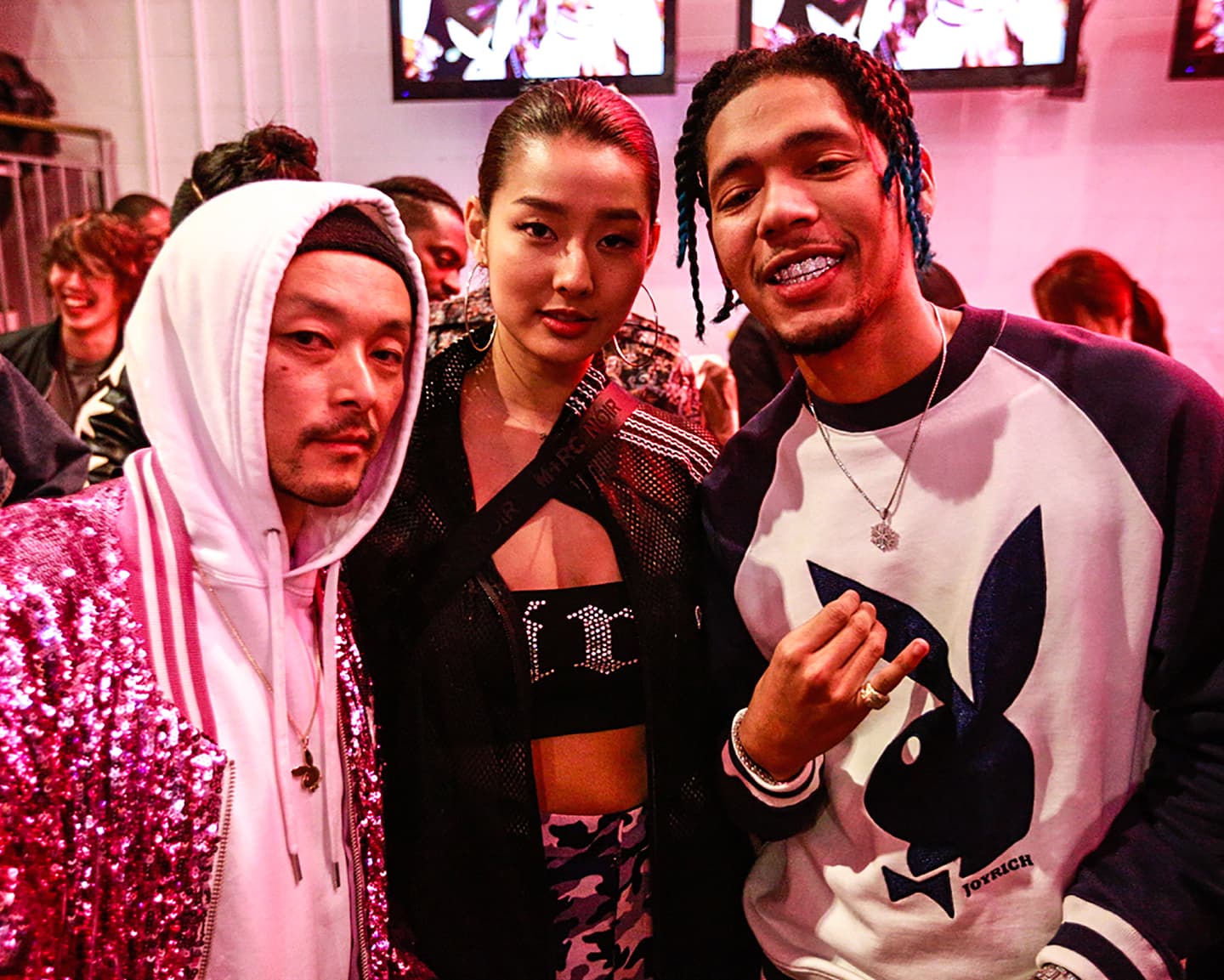 Zur Playboy Party des Labels Joyrich treffen sich nicht nur Modedesigner aus...