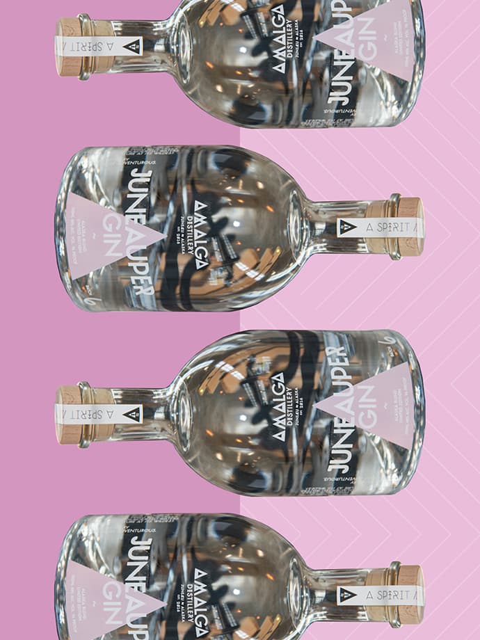 Eine Reise zur Entdeckung des alaskischen Gins an seiner Quelle