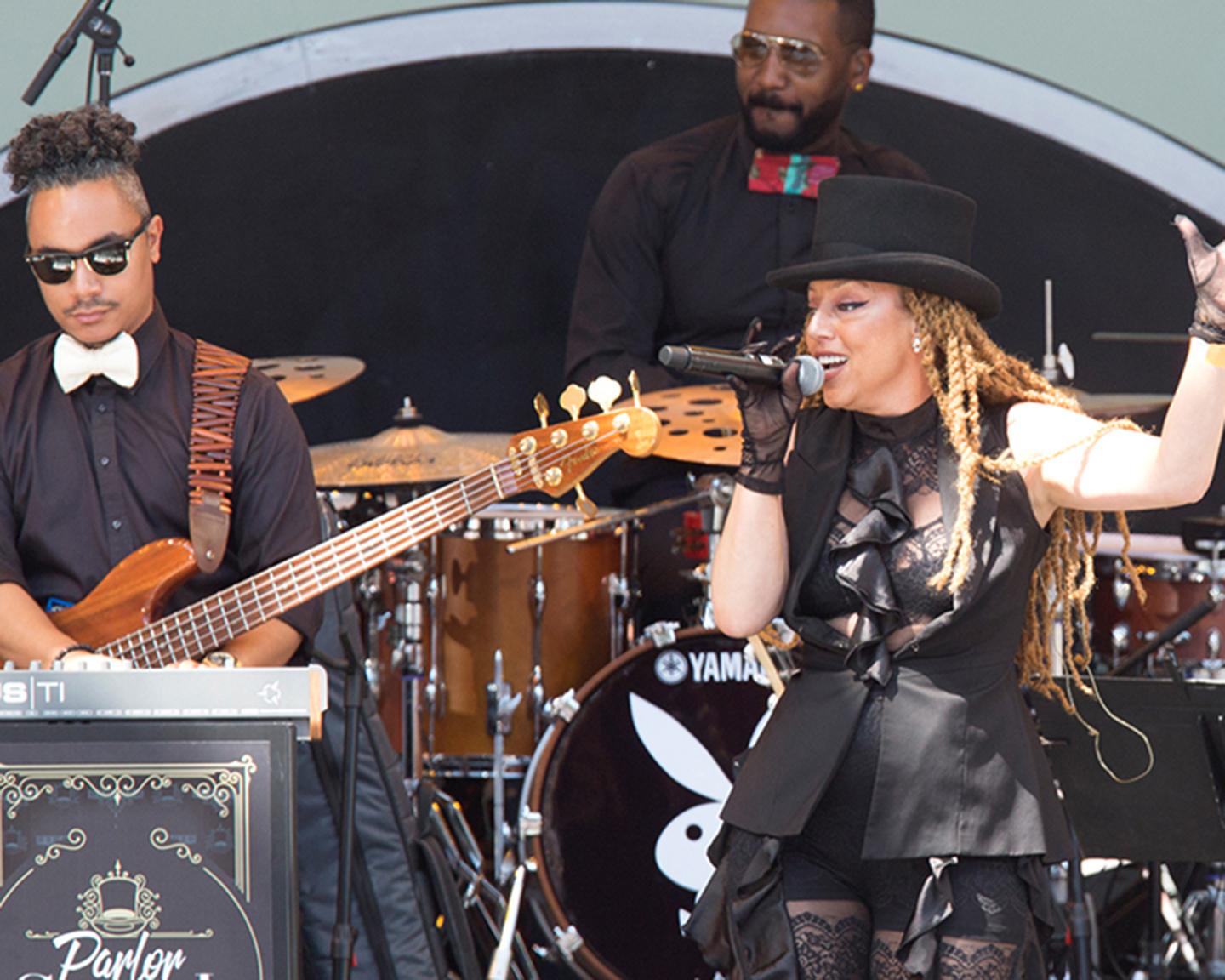 Umwerfender Sound von der Band Parlor Social beim Playboy Jazz Festival 2018 in Los Angeles