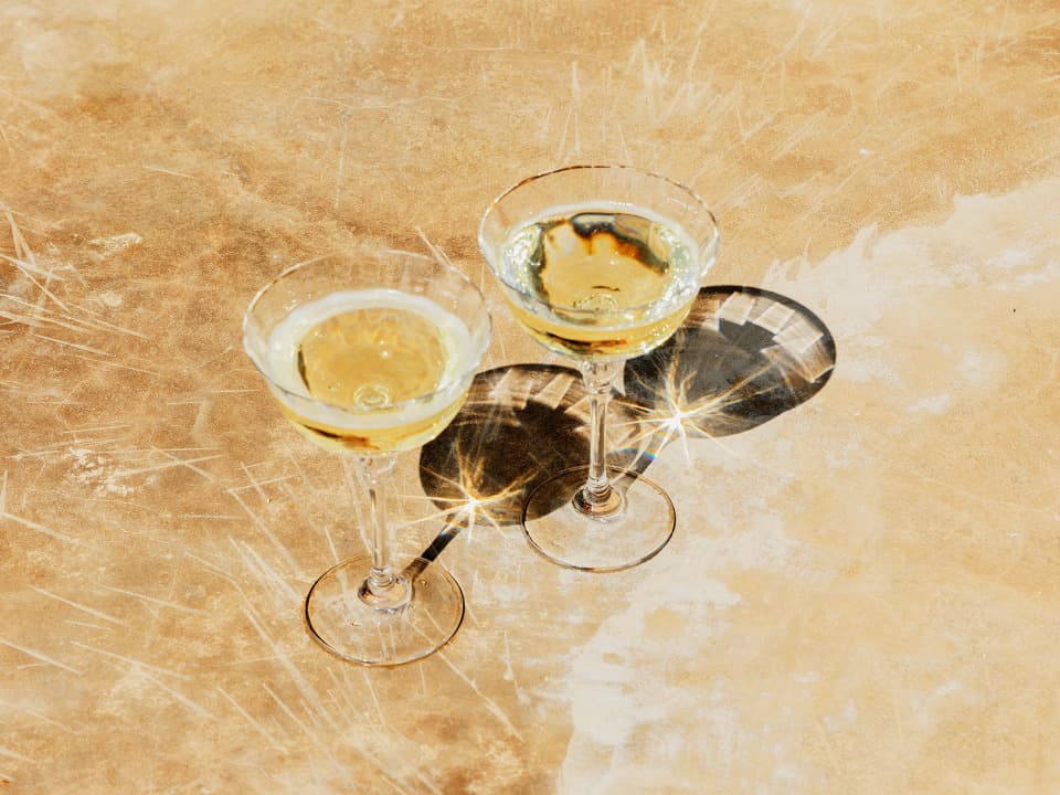 Beim Wein ist er immer halb voll