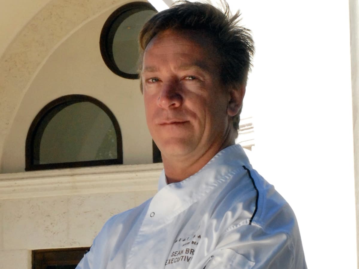 Chefkoch Sean Brasel hat heute ein bisschen zu viel Koffein getrunken